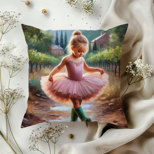 Mud ballet cushion cover. Cotton