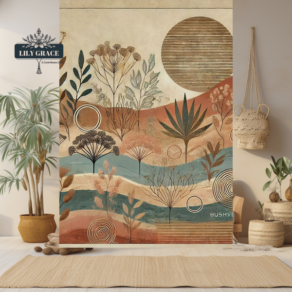 Autumn leaves wallpaper panel