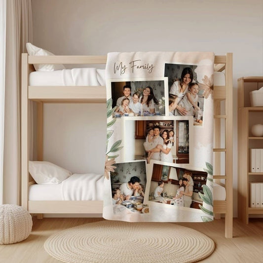 Blanket with photos. Fleece blankets
