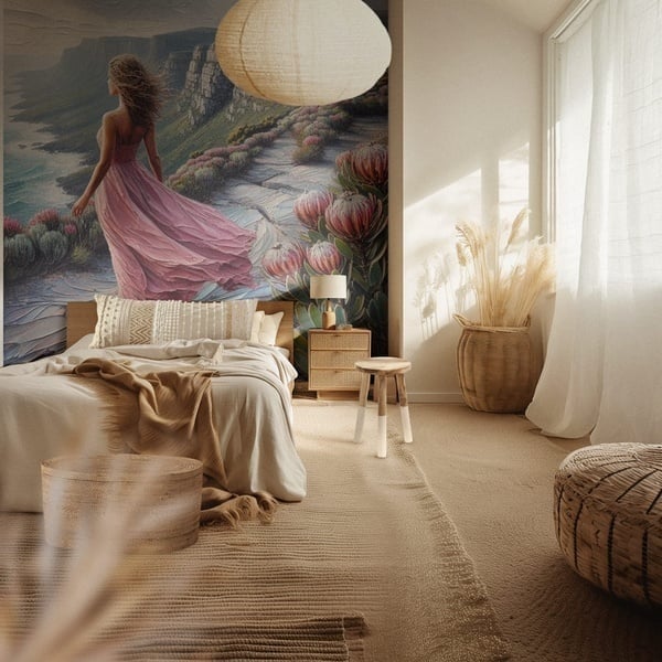 Lookout point wallpaper panel , mural