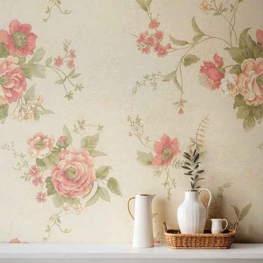 Antique roses Wallpaper