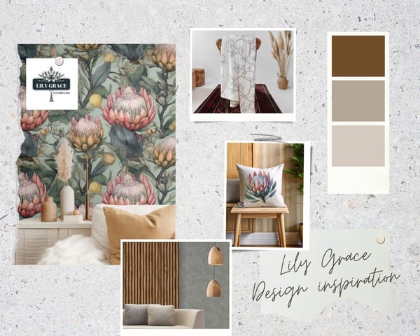 Protea Bloom – Floral Wallpaper