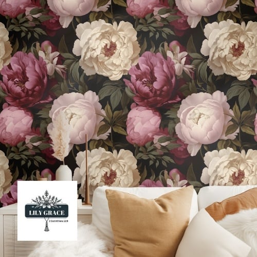 Pretty Peony Wallpaper for Walls