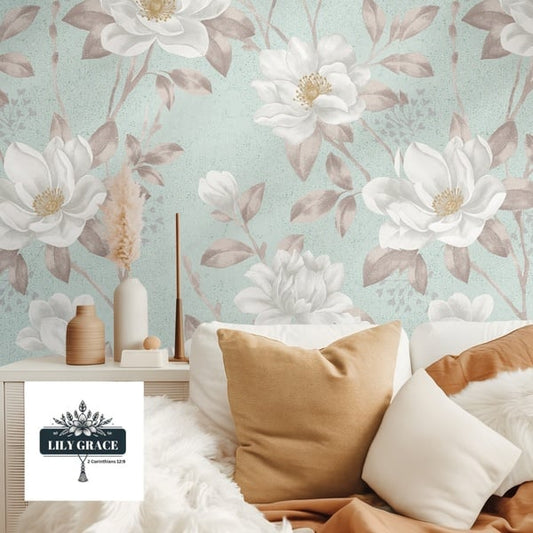 Vintage flowers Wallpaper for Walls