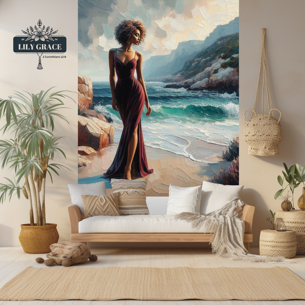 Beach beauty wallpaper