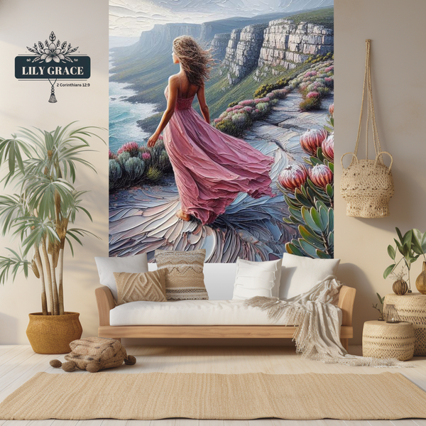 Lookout point wallpaper panel , mural