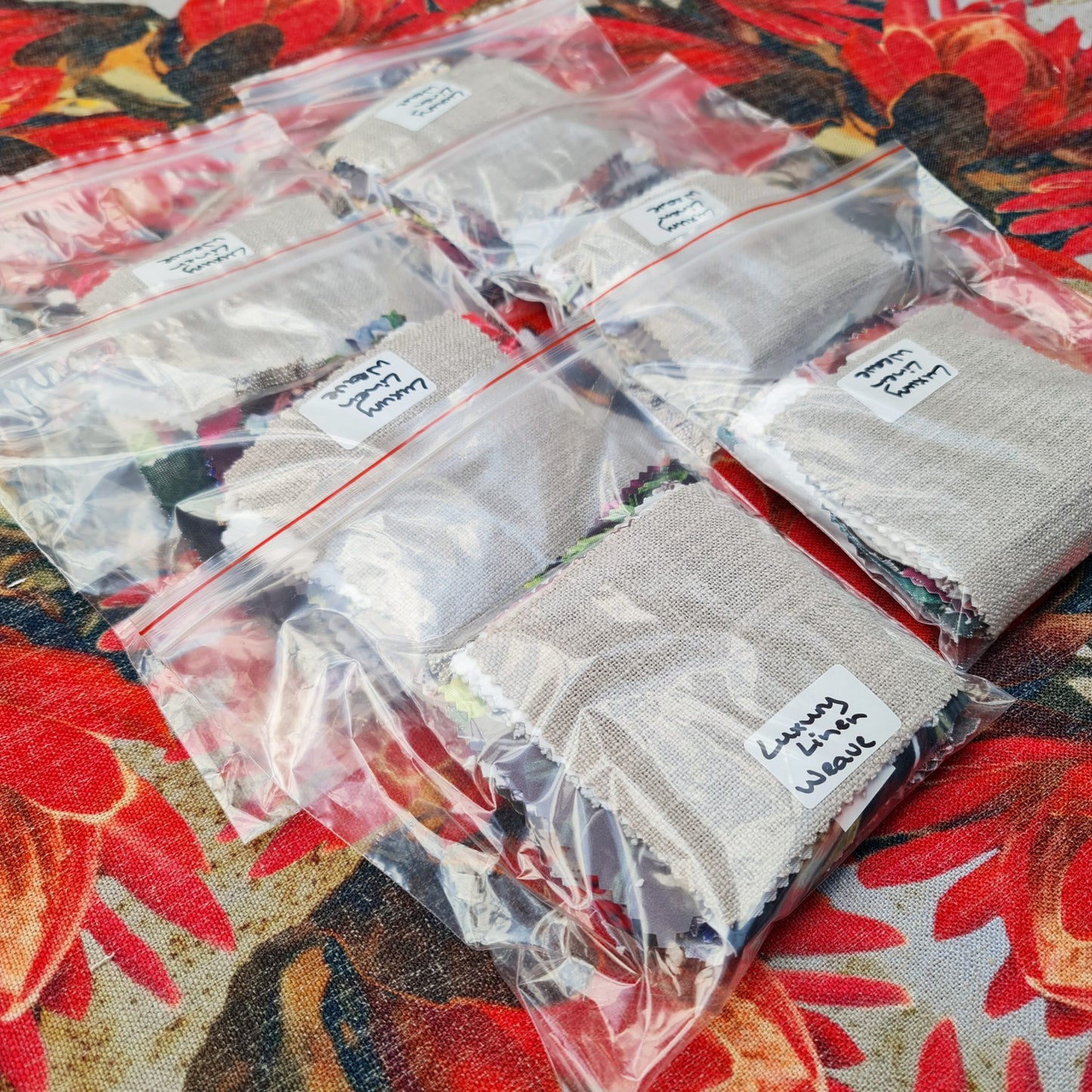 Fabric sample swatches - SYNTHETIC FABRICS