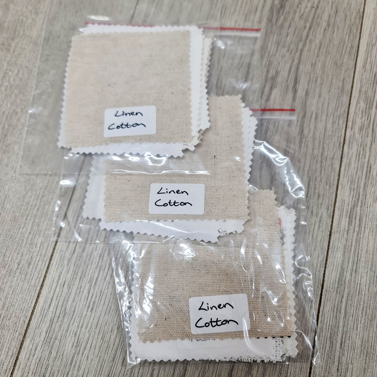 Fabric sample swatches - NATURAL FABRICS