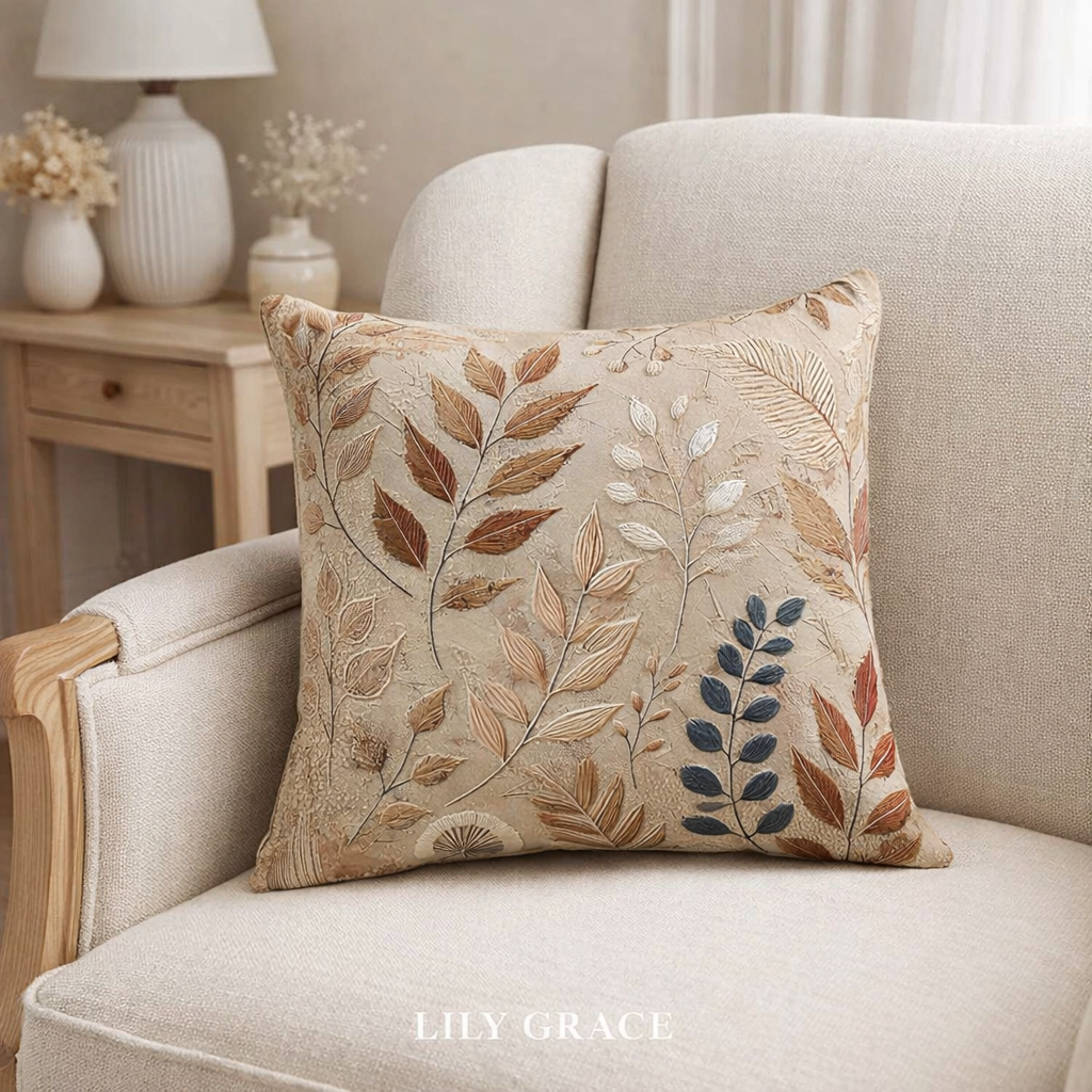 Limited Batch Cotton Cushion Covers - Autumn damce