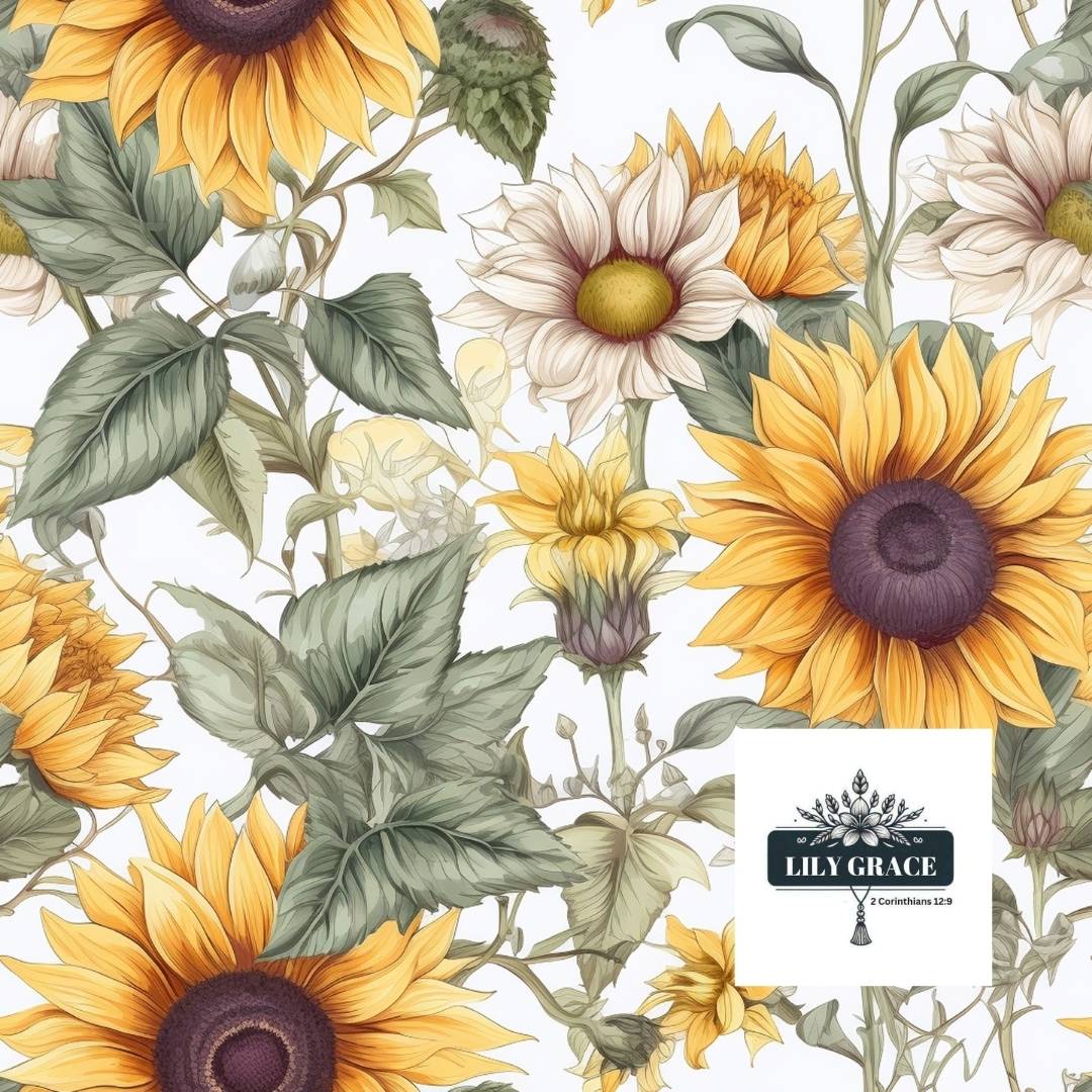 Floral decoupage paper