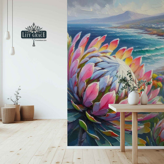 Protea Landscape wallpaper for walls