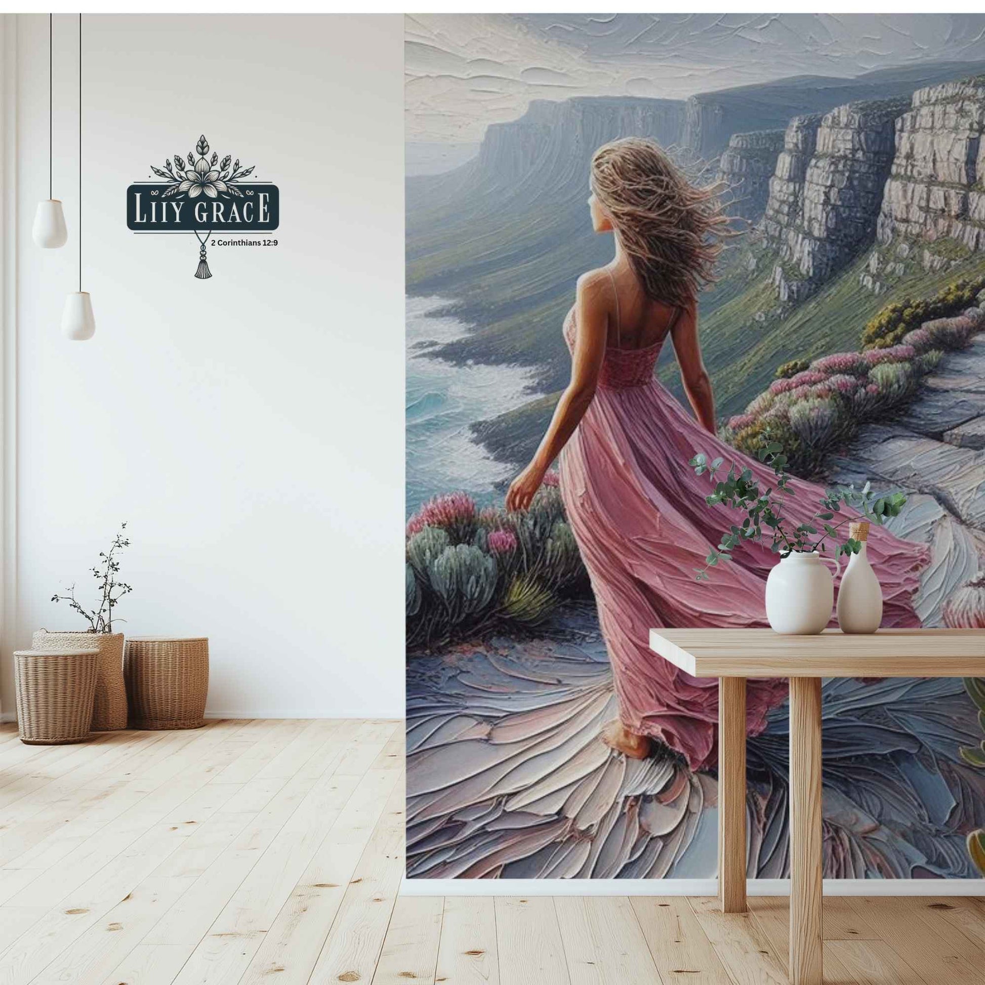 Lookout point wallpaper panel , mural