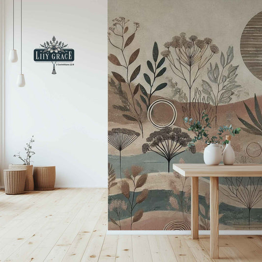 Autumn leaves wallpaper panel