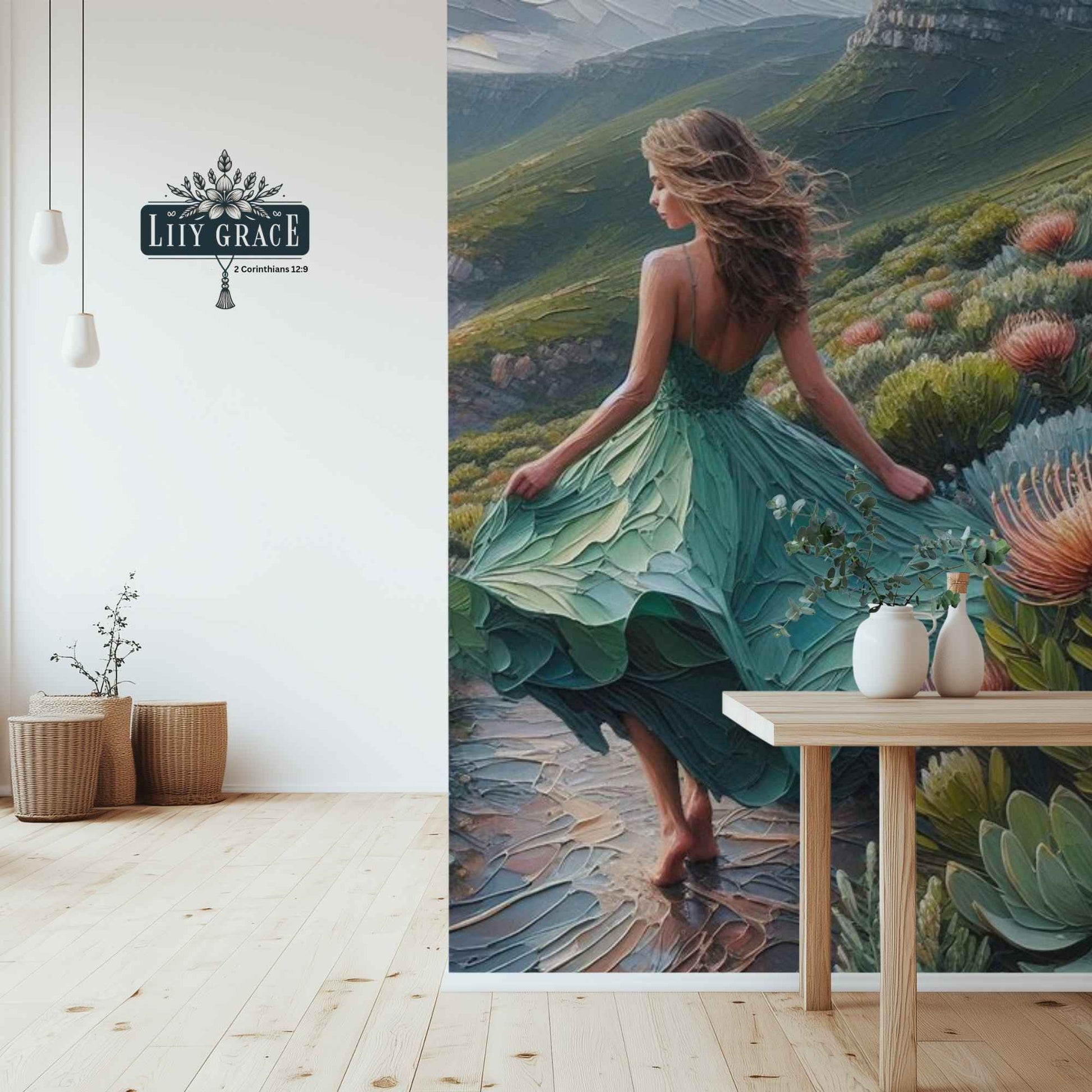 Proteas and fynbos wallpaper