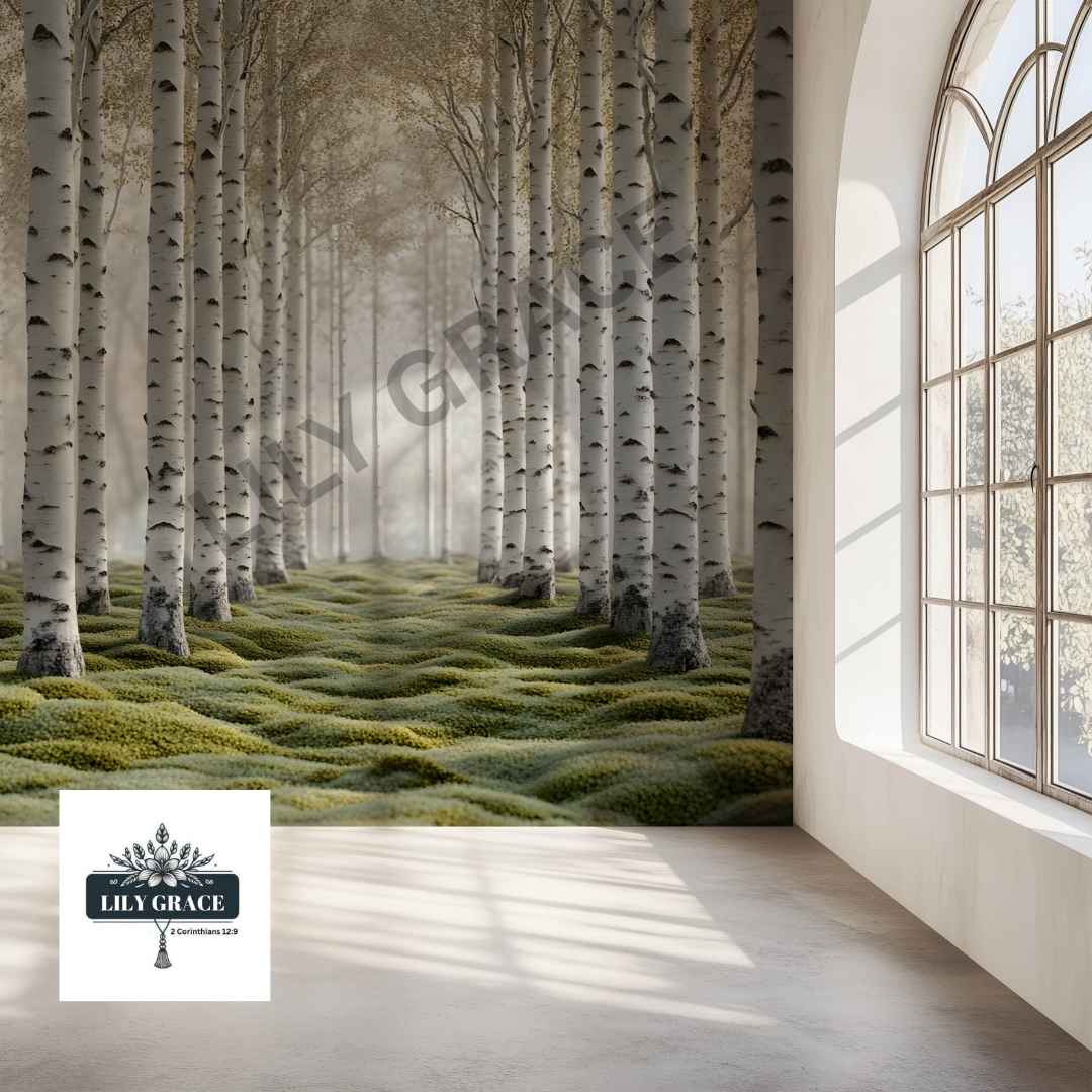 Misty Ridge Forest wallpaper mural South Africa