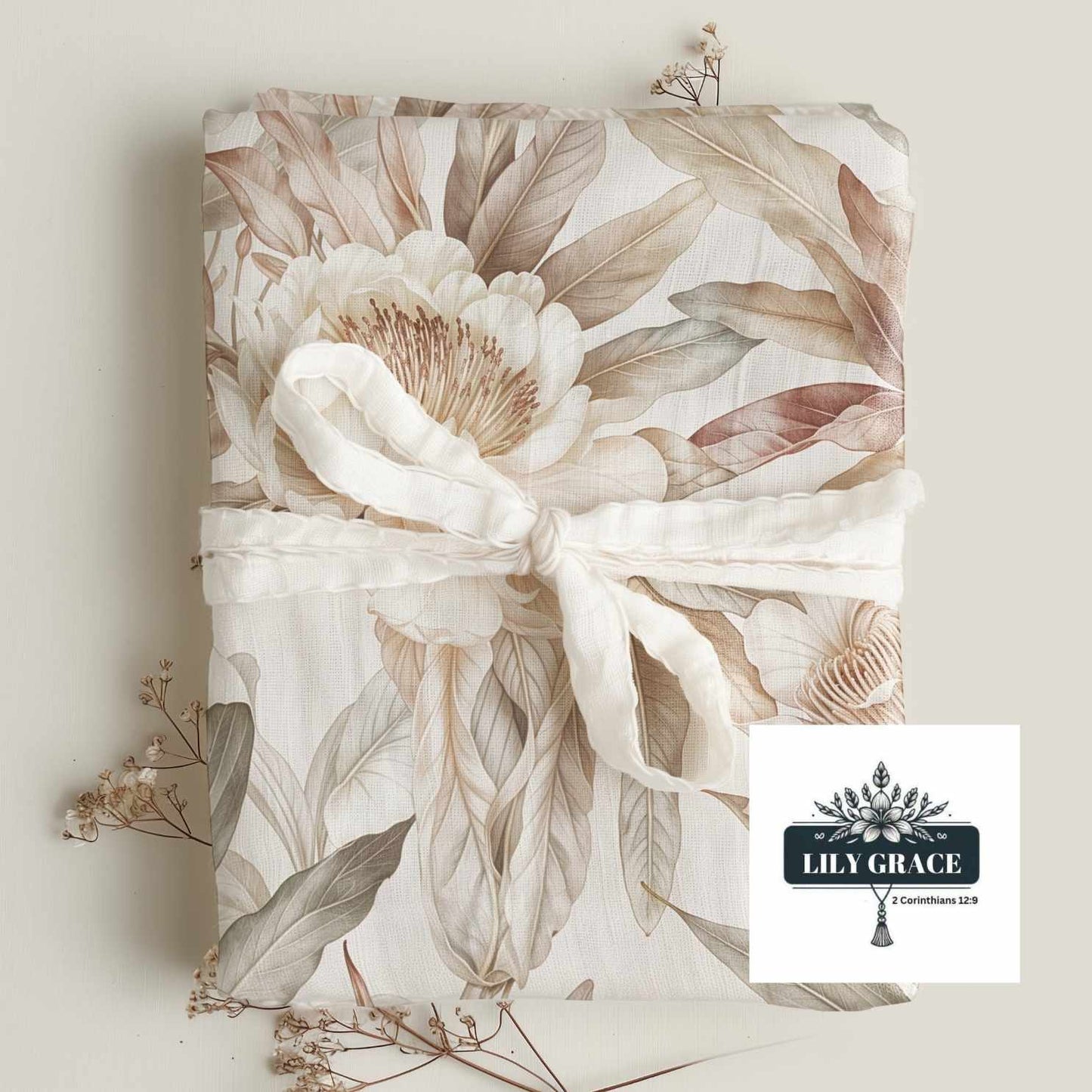 Soft Botanica Cotton Muslin Baby Blanket