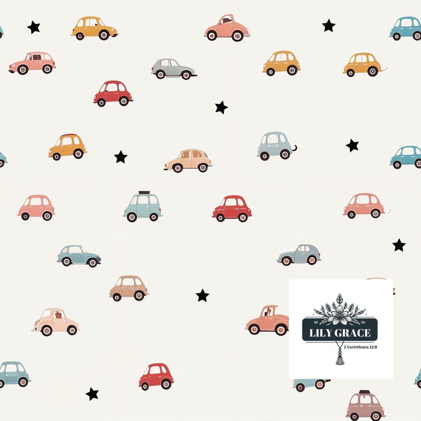 Little cars Cotton Muslin Baby Blanket