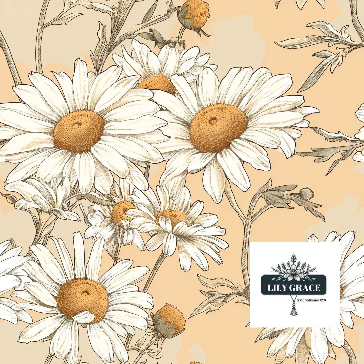 Daisy Cotton Muslin Baby Blanket