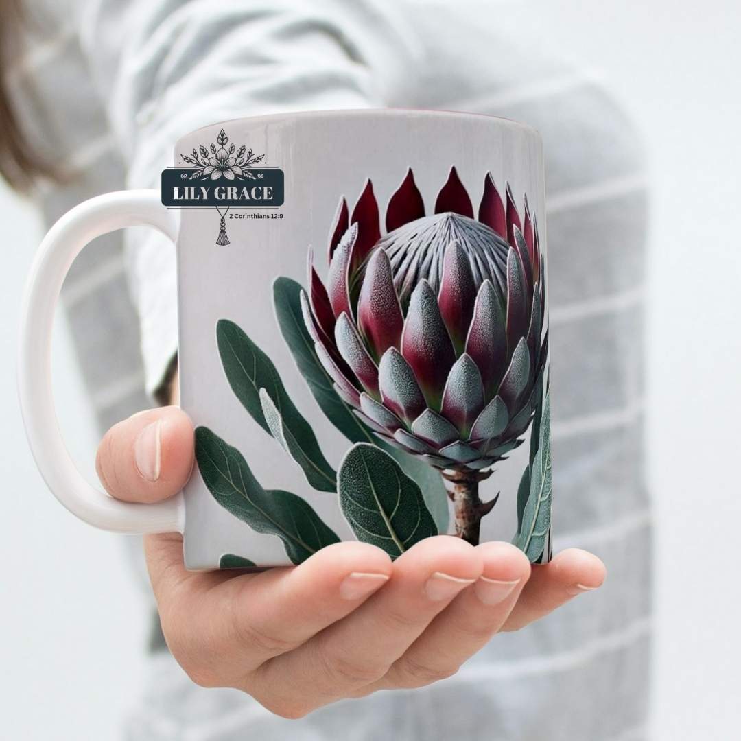 Solitaire Protea Coffee Mug