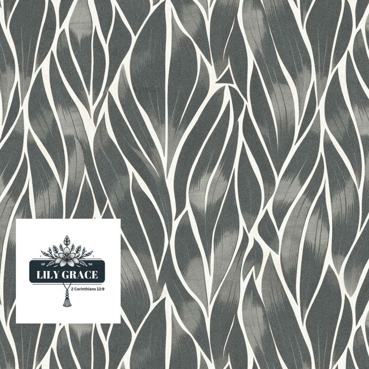 Living Room Feature Wall – Tropical Engrave Leaf Wallpaper