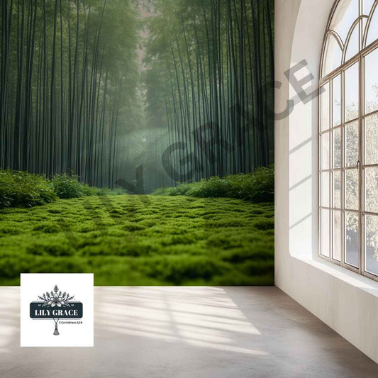 Into the Trees forest wallpaper for walls