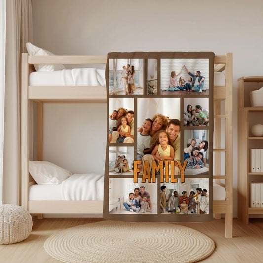 Blanket with photos. Fleece blankets