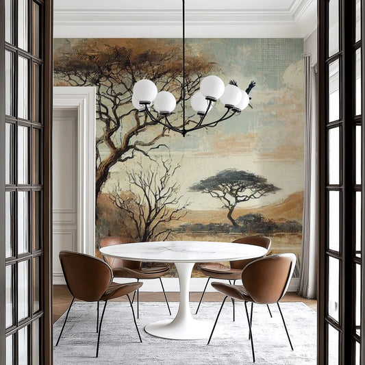 Africa landscape wallpaper murals