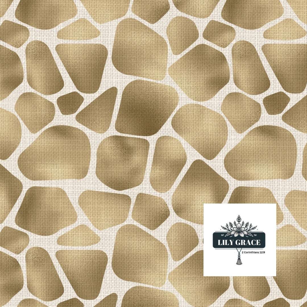 Giraffe Animal Print scatter cushion.