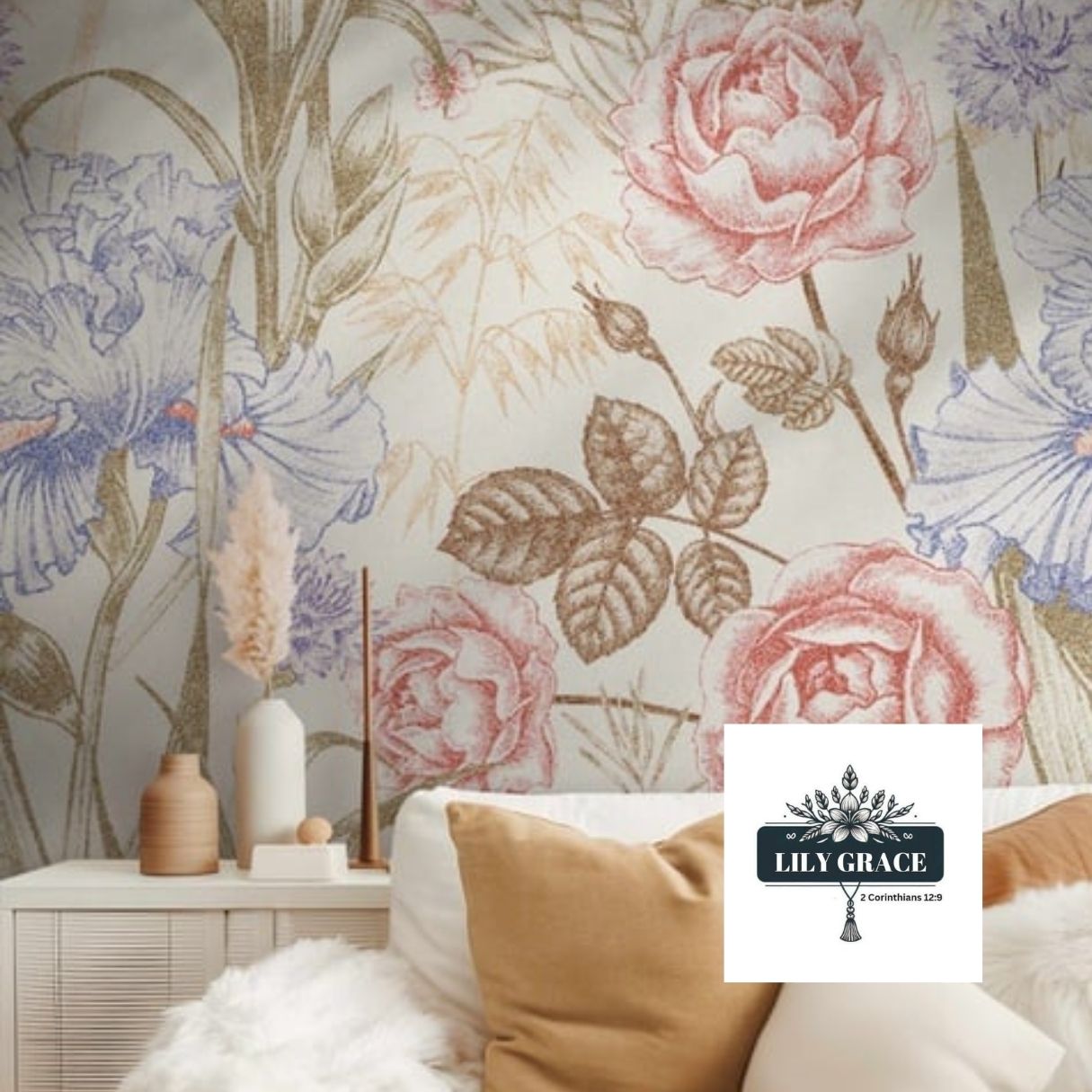 Boutique roses Wallpaper