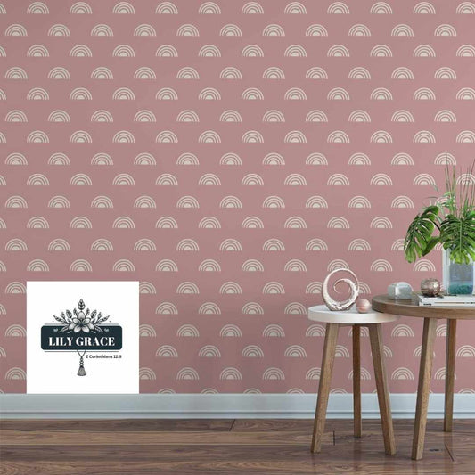 Blush Boho Pink Wallpaper