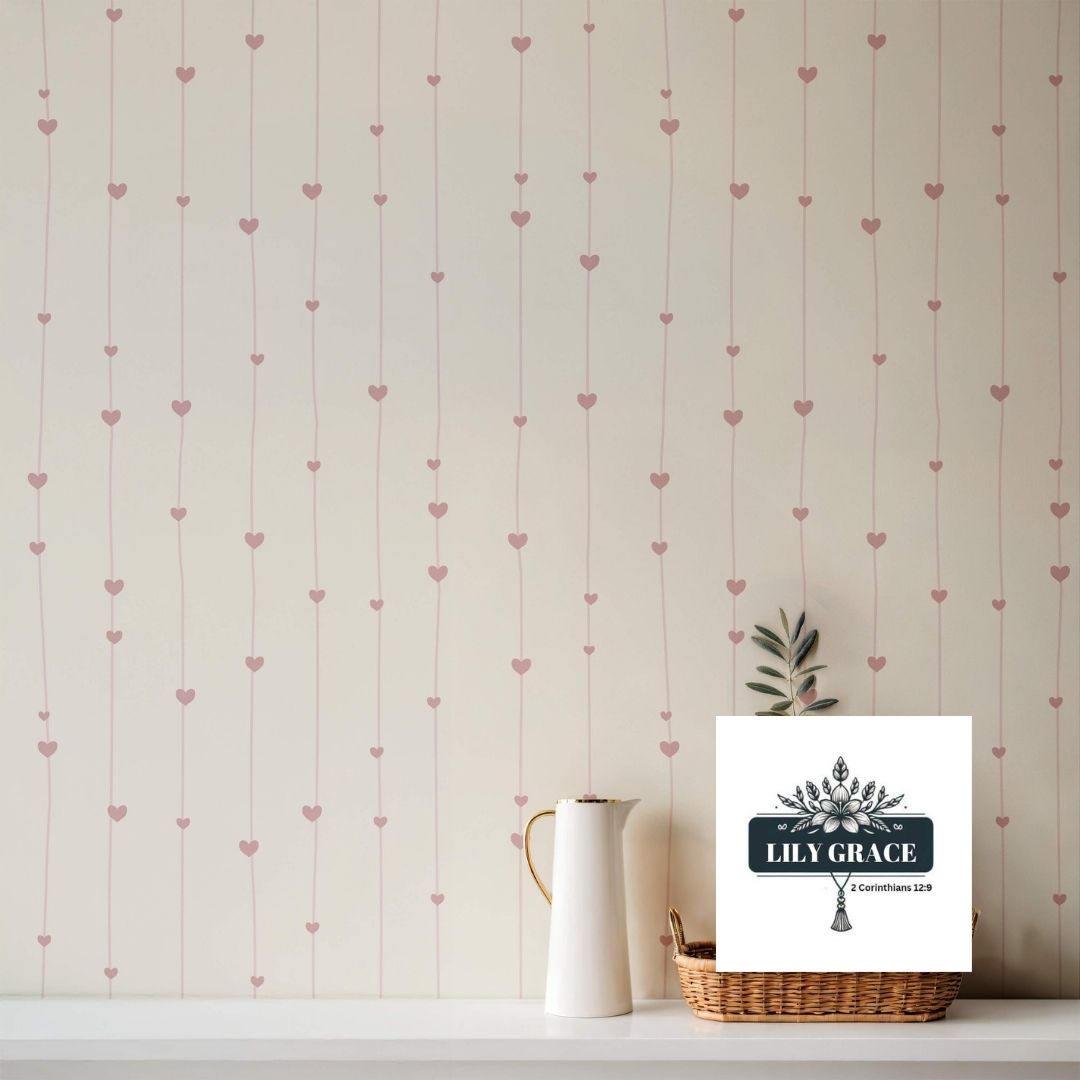 Hearts Pink Wallpaper