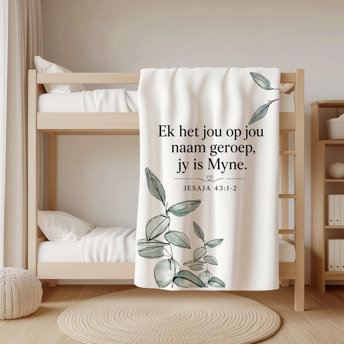 Jesaja 43 Kombers – Jy is Myne Fleece Blanket