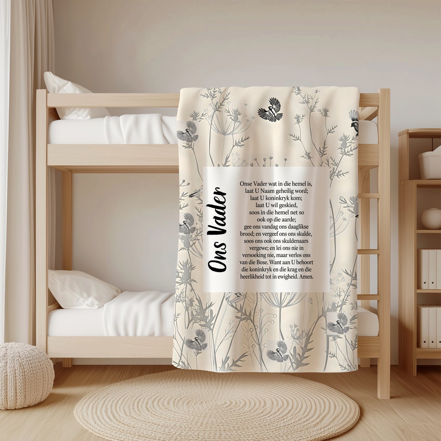 Onse Vader - faith fleece blanket