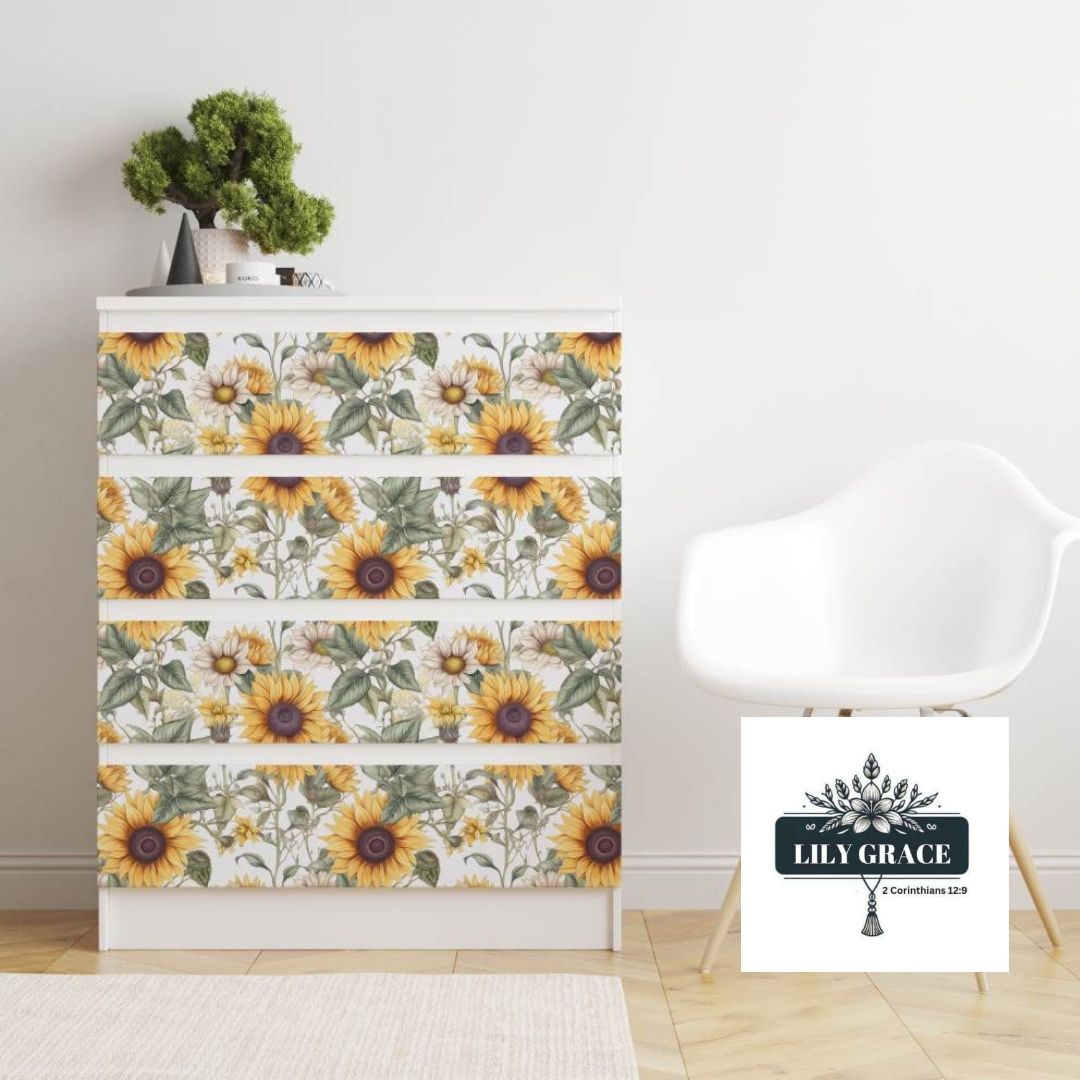 Floral decoupage paper