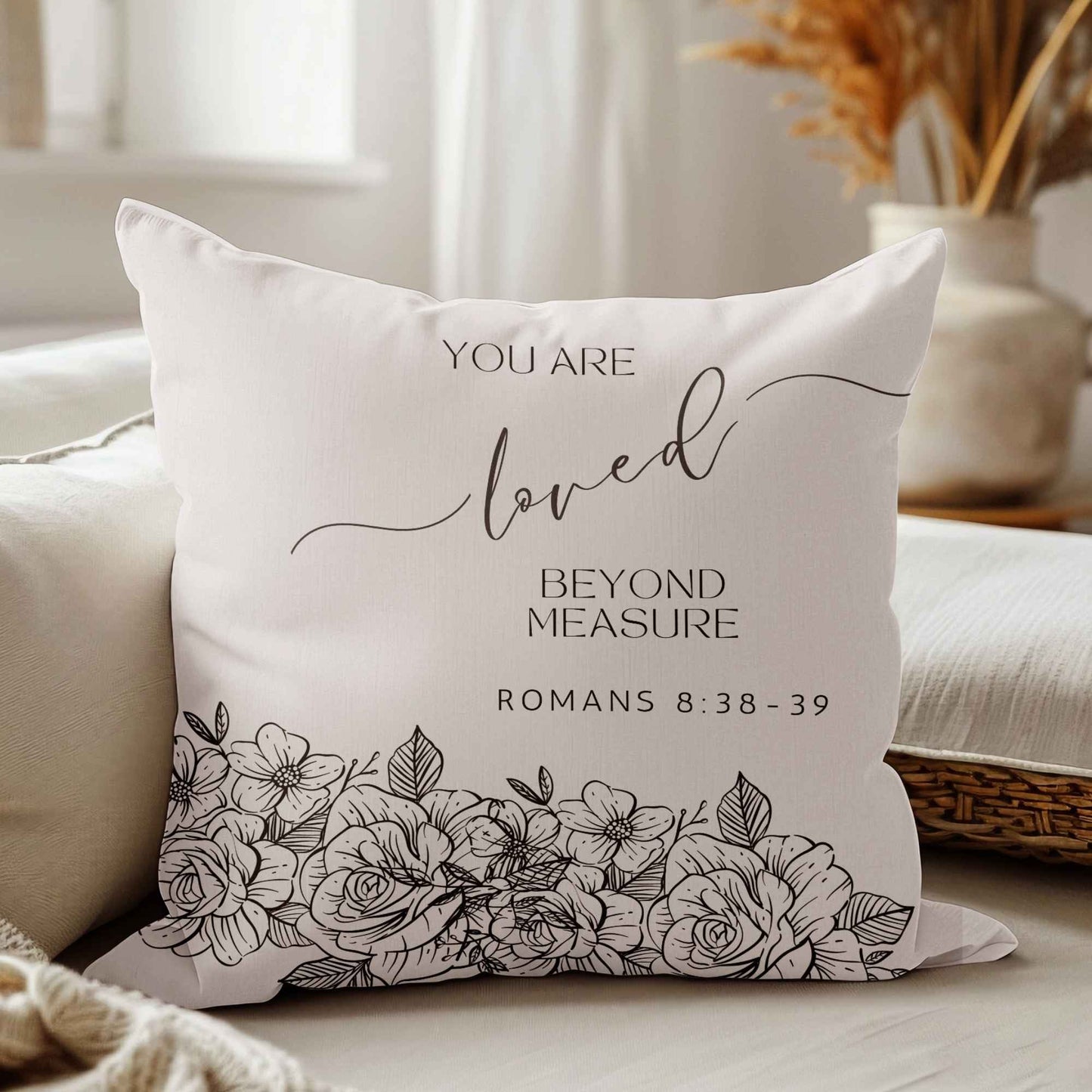 Loved beyond measure Christian Art Gift blanket