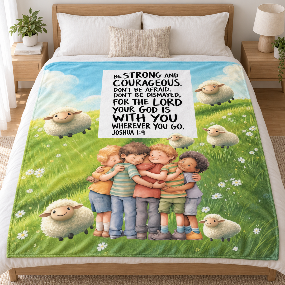 Be Strong & Courageous – Faith Blanket