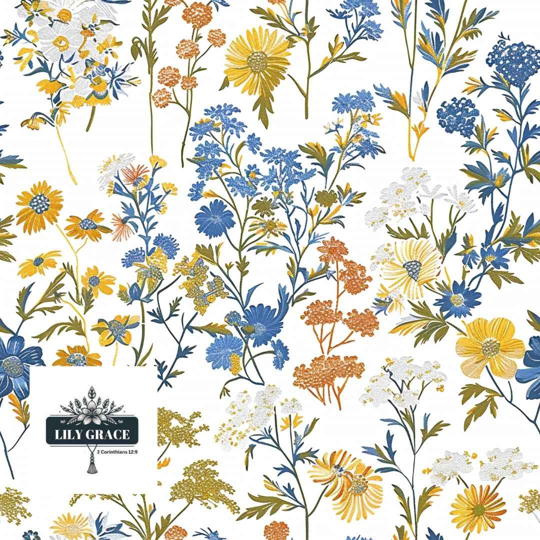 Botanical Bloom – Flowers Wallpaper (South Africa Exclusive)