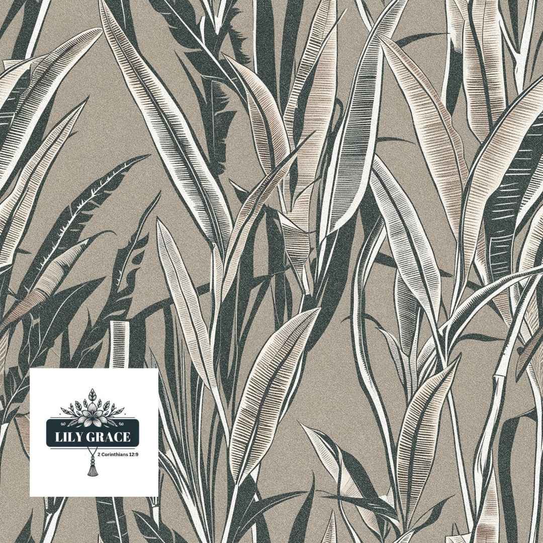 Engrave Leaf Wallpaper for walls