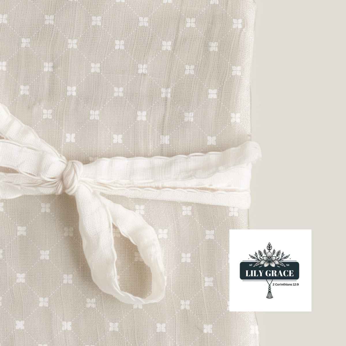Faded bloom Cotton Muslin Baby Blanket