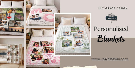 Close up of custom photo blanket printing on soft 270gsm fleece South Africa