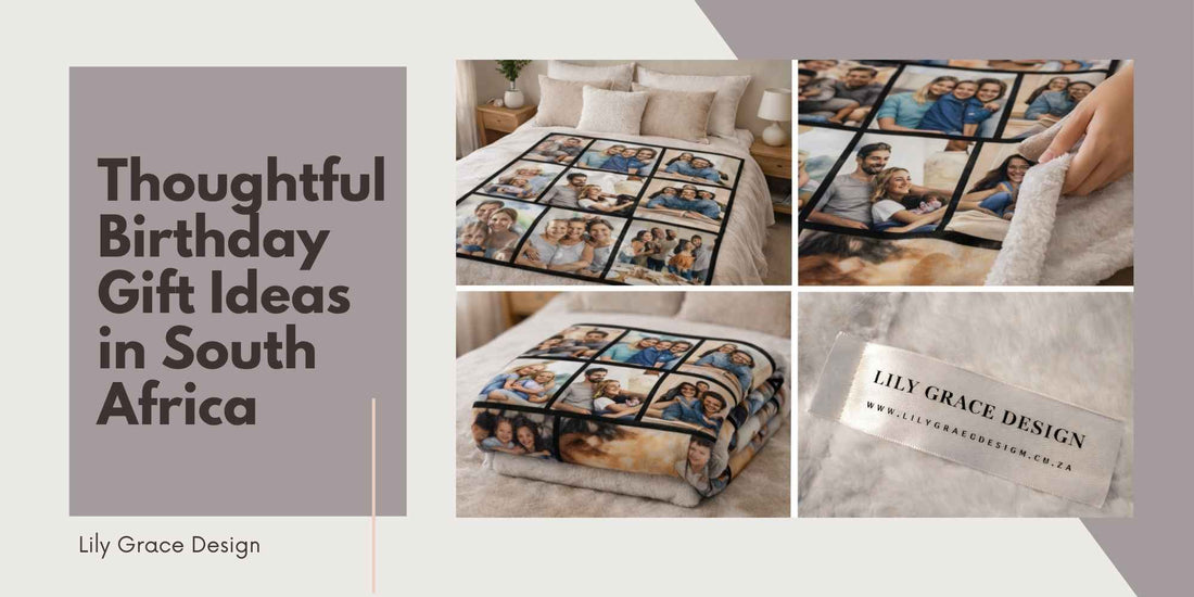 personalised blanket printed in South Africa birthday gift idea