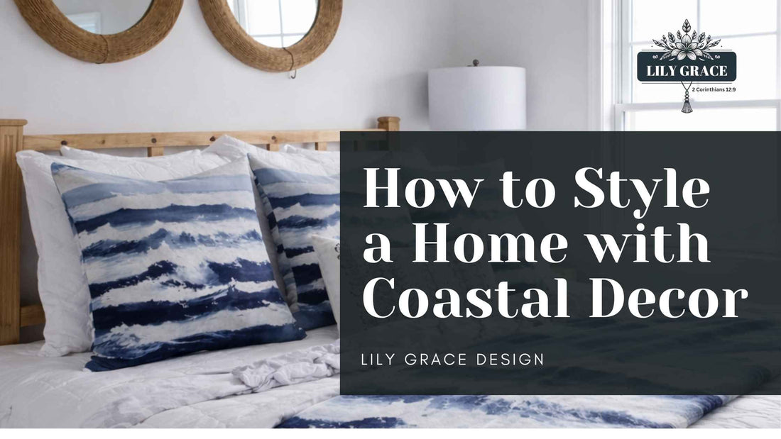 Coastal living interior with soft blue scatter cushion covers, neutral textures, layered fleece blanket throws, and natural woven accents in a relaxed South African home.