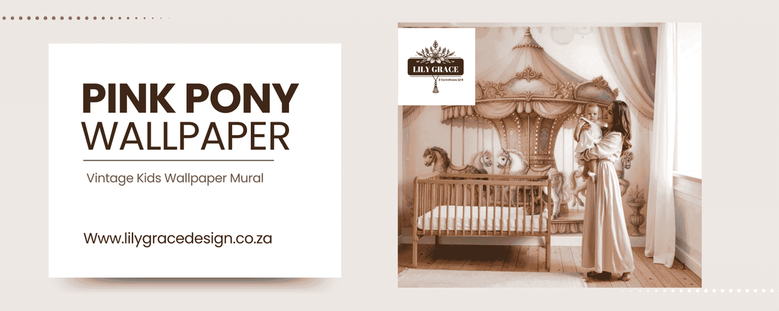 How This Vintage Carousel Wallpaper Creates a Timeless Nursery Look