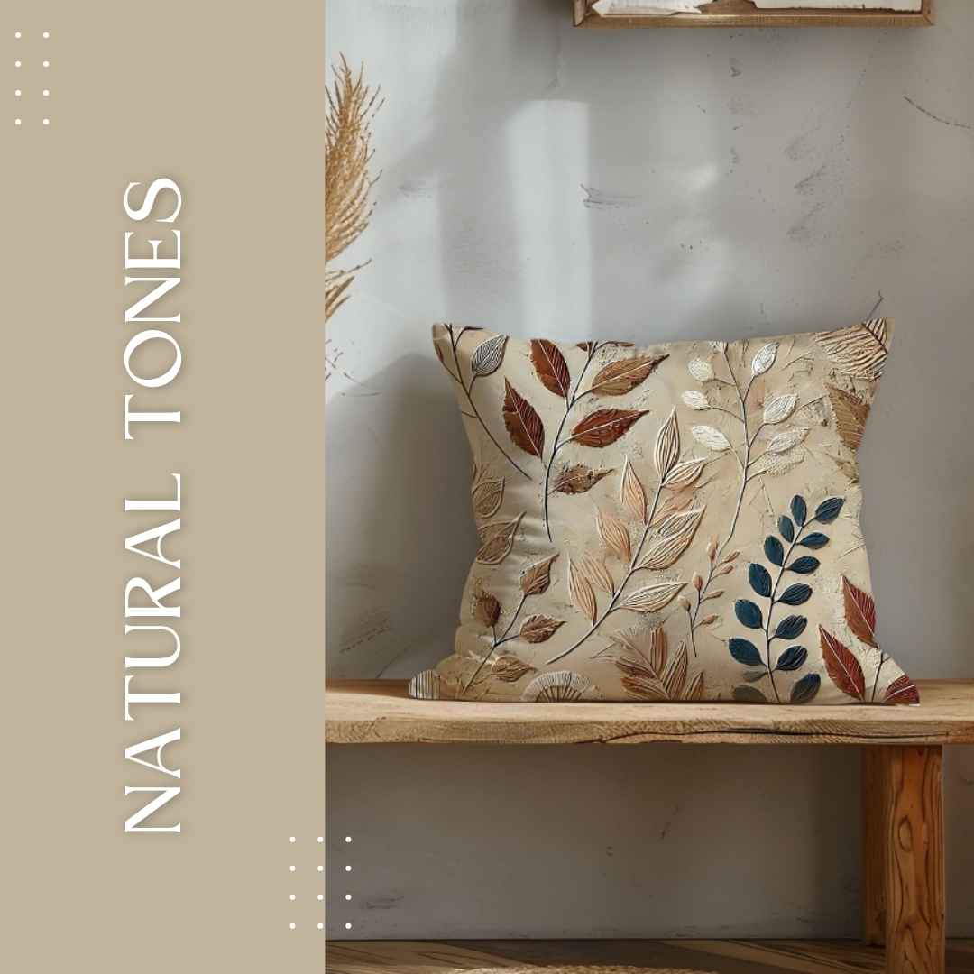 Neutral tones scatter cushion cover – cotton cushion South Africa