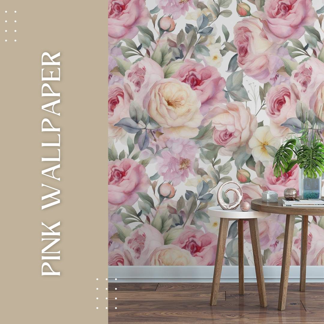 Pink Wallpaper in South Africa. From pastel to bold tones, our collection offers durable, washable designs for bedrooms, nurseries, and living areas.