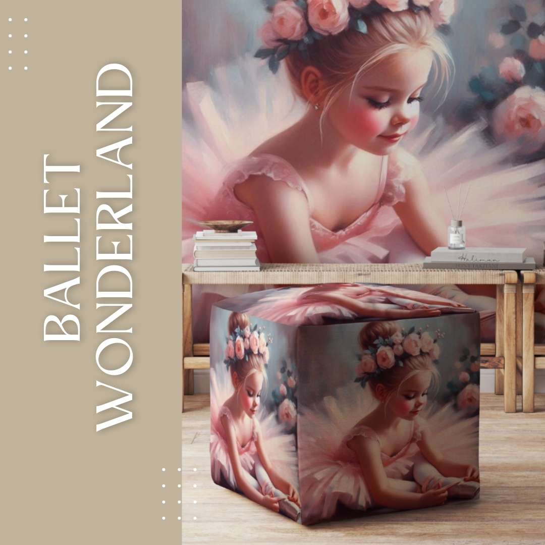 Ballet Wonderland kids bedding set with soft ballet-inspired designs, exclusive kids bed linen made in South Africa.