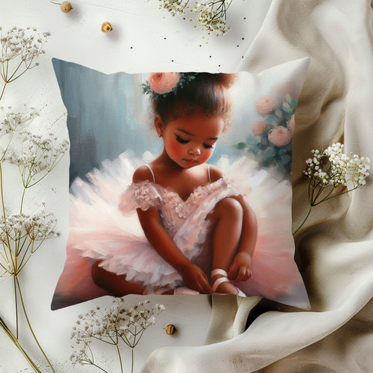 Ballerina - cushion cover. Cotton