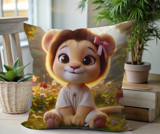 Jungle Nap Time cushion cover