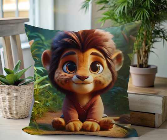 Forest friends cushion cover