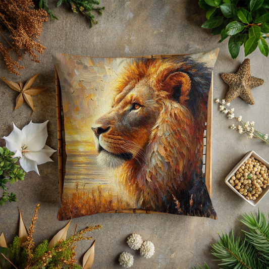African print Lion scatter cushion cover